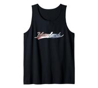 Maryland Patriotic Red White and Blue Distressed USA Style Camiseta sin Mangas