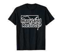 Maryland se resiste: a Favor de la Democracia, el Orgullo estatal y la Libertad Camiseta