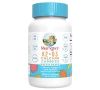 MaryRuth Organics, Gomas de Vitamina D3+K2, Sabor Durazno, Mango y Albaricoque, 60 Gomitas, Sin Gelatina, Vegano, Sin Gluten
