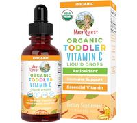 MaryRuth Organics, Gotas de Vitamina C para Niños, Sabor Naranja y Vainilla, Gotas de Vitamina C Veganas, 30 ml, Para Niños, Probadas en Laboratorio, Vegetariano