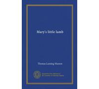 Mary's little lamb
