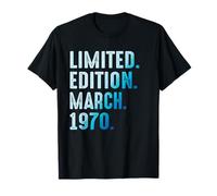 Marzo 1970 Año 1970 Cumpleaños 1970 Edición Limitada Camiseta