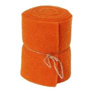 Marzoon Cinta de fieltro naranja - Cinta decorativa de fieltro para manualidades, costura y decoración de mesa, momentos decorativos y diversión para manualidades, versátil (15 x 200 cm)