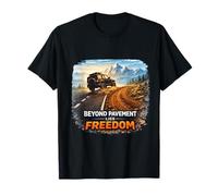 Más allá del pavimento Aventura Libertad Camiseta