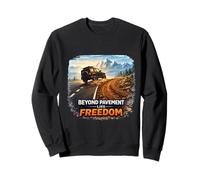 Más allá del pavimento Aventura Libertad Sudadera
