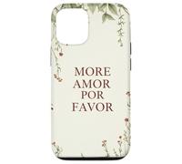 Más Amor por Favor Cita De Amor Español Romance Carcasa para iPhone 12/12 Pro