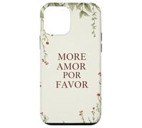 Más Amor por Favor Cita De Amor Español Romance Carcasa para iPhone 12 Mini
