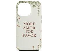 Más Amor por Favor Cita De Amor Español Romance Carcasa para iPhone 13 Pro