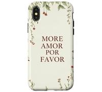 Más Amor por Favor Cita De Amor Español Romance Carcasa para iPhone X/XS