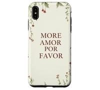 Más Amor por Favor Cita De Amor Español Romance Carcasa para iPhone XS MAX