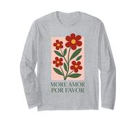 Más Amor por Favor Latino Español Amor Cita Manga Larga