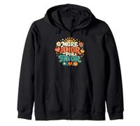Más Amor por Favor Retro Hippie Español Cita Gráfico Sudadera con Capucha