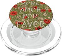 Más Amor por Favor Romántico Español Amor Vibes PopSockets PopGrip para MagSafe