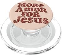 Más Amor por Jesús Vintage Christian PopSockets PopGrip para MagSafe