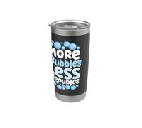 Más burbujas Menos problemas Fabricación casera de jabón Vaso térmico de acero inoxidable de doble pared