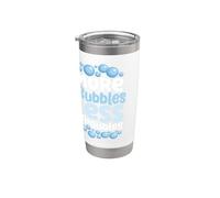 Más burbujas Menos problemas Fabricación casera de jabón Vaso térmico de acero inoxidable de doble pared