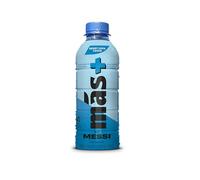 MAS+ BY MESSI - Berry Pack 12 Un - Caja de 12 Botellas de 500 ml - Bebida Hidratante con Vitaminas, Minerales y Antioxidantes - Sabor Arándano, Frambuesa, Cereza y Açaí - Solo 10 Calorías