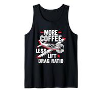 Más Café Relato De Arrastre De Elevación Menos - Mecánica De Camiseta sin Mangas