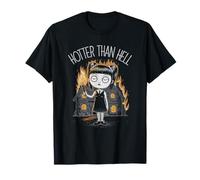 Más caliente que el infierno, misteriosa chica gótica casa ardiente Camiseta