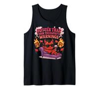 Más caliente que las advertencias de tu terapeuta Diablo Camiseta sin Mangas