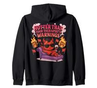 Más caliente que las advertencias de tu terapeuta Diablo Sudadera con Capucha