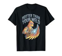 Más Caliente Que su Soldadura de Soldadura Broma Metalworker Soldador Humor Camiseta