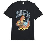 Más Caliente Que su Soldadura de Soldadura Broma Metalworker Soldador Humor Comfort Colors Adult Heavyweight T-Shirt