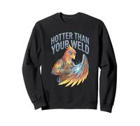 Más Caliente Que su Soldadura de Soldadura Broma Metalworker Soldador Humor Sudadera