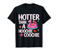 Más Caliente Que un Hoochie Coochie, Divertido Flamenco Viral de Verano Camiseta