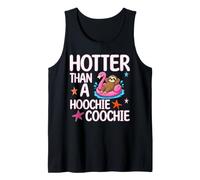 Más Caliente Que un Perezoso de Verano Viral Divertido Hoochie Coochie Camiseta sin Mangas