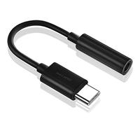 MAS CARNEY │ Adaptador USB de Tipo C a AUX Hembra de 3,5 mm, Conector para Auriculares Compatible con Huawei Google Pixel Mi Moto Z iPad Pro MacBook etc. Android/iOS/Win10 USB Tipo C │ Negro