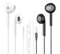 MAS CARNEY Auriculares con Cable WH9, Cascos In-Ear con Micrófono, Compatibles con Samsung Huawei Vivo OPPO Mi Redmi, Paquete de 2