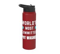 Más Comprometido Del Mundo Lavadora De Ollas Cafetería Restaurante Hotel Stainless Steel Insulated Water Bottle