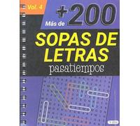 MAS DE 200 SOPAS DE LETRAS PASATIEMPOS VOL.4