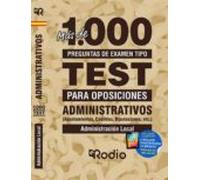 Mas De Mil Preguntas De Examen Tipo Test Para Oposiciones. Administrat
