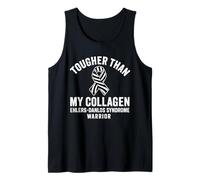 Más duro que mi guerrero del síndrome de Ehlers-Danlos de colágeno Camiseta sin Mangas