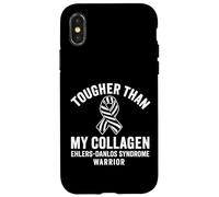 Más duro que mi guerrero del síndrome de Ehlers-Danlos de colágeno Carcasa para iPhone X/XS