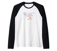 Más espaguetis Menos Upsetti Foodie Comida Humor Camiseta Manga Raglan