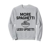 Más Espaguetis Menos Upsetti Pasta Lover Italian Food Love Sudadera