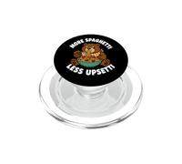 Más Espaguetis y Menos Upsetti Bear Funny Kids Spaghetti PopSockets PopGrip para MagSafe