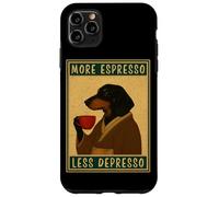 Más Espresso Menos Kimono Dachshund Depresso Arte Japonés Carcasa para iPhone 11 Pro MAX