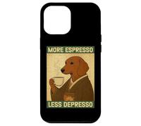 Más Espresso Menos Kimono Dachshund Depresso Arte Japonés Carcasa para iPhone 12 Pro MAX