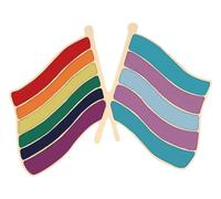 Más Estilos Arco Iris Esmalte Pines: Amor Es Amor Orgullo Insignias, Broches para Decoración De Joyería, Klein, Metal no precioso