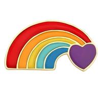 Más Estilos Arco Iris Esmalte Pines: Amor Es Amor Orgullo Insignias, Broches para Decoración De Joyería, Klein, Metal no precioso