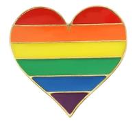 Más Estilos Arco Iris Esmalte Pines: Amor Es Amor Orgullo Insignias, Broches para Decoración De Joyería, Klein, Metal no precioso