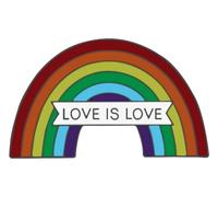 Más Estilos Arco Iris Esmalte Pines: Amor Es Amor Orgullo Insignias, Broches para Decoración De Joyería, Klein, Metal no precioso