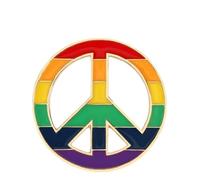 Más Estilos Arco Iris Esmalte Pines: Amor Es Amor Orgullo Insignias, Broches para Decoración De Joyería, Klein, Metal no precioso