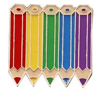 Más Estilos Arco Iris Esmalte Pines: Amor Es Amor Orgullo Insignias, Broches para Decoración De Joyería, Klein, Metal no precioso