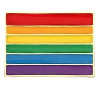 Más Estilos Arco Iris Esmalte Pines: Amor Es Amor Orgullo Insignias, Broches para Decoración De Joyería, Klein, Metal no precioso