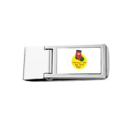 Mas Eve Dreams Holy - Cartera delgada con clip para dinero de acero inoxidable